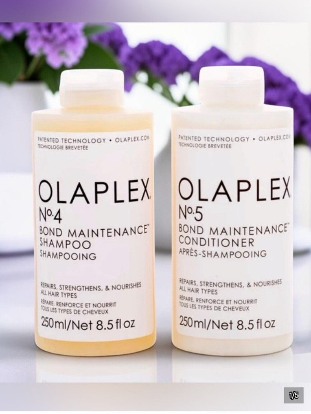 Olaplex Shampoo And Conditioner Bonding Number 4 And No 5 Set Full Size 8.5 Oz